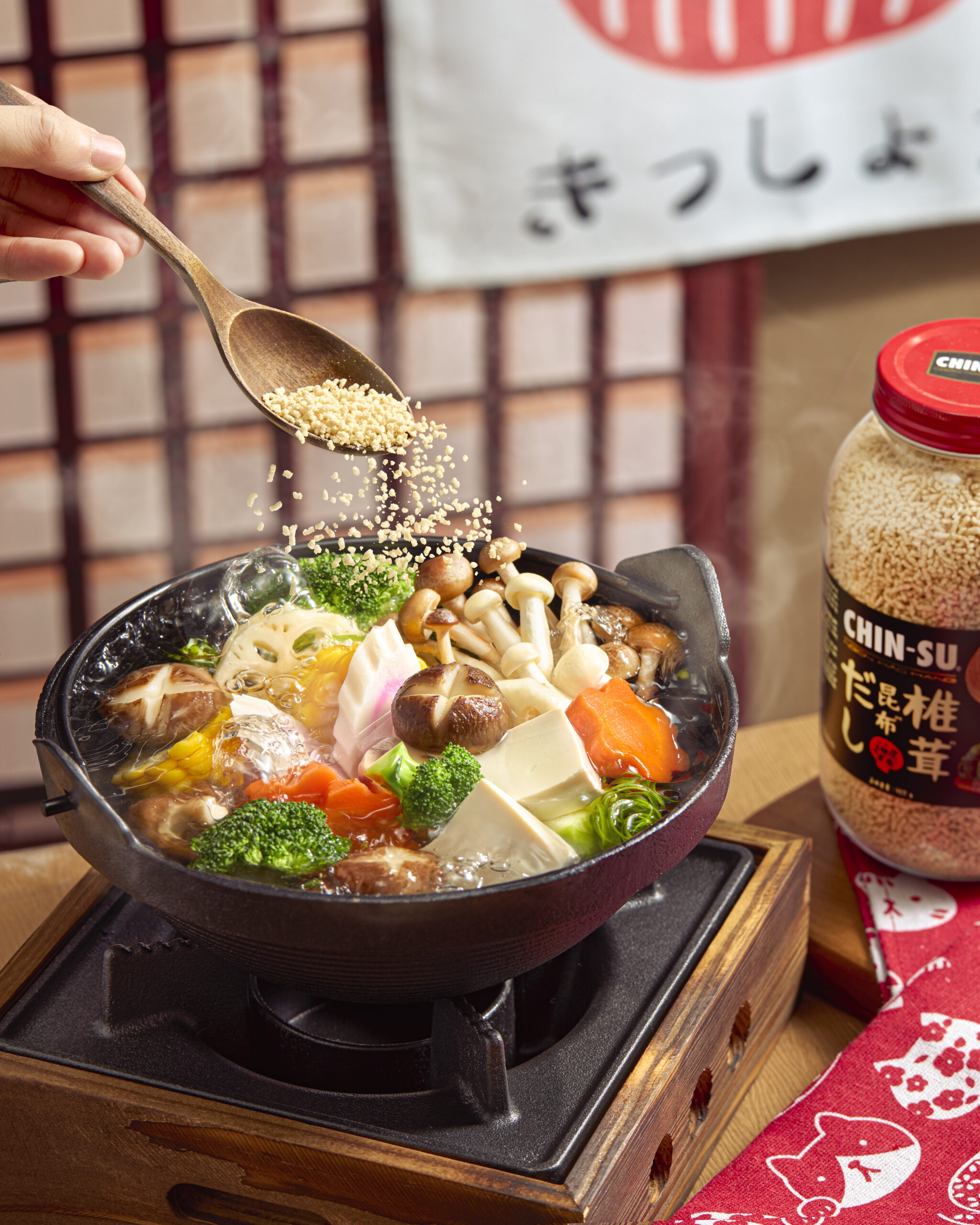 HẠT NÊM CHIN-SU NẤM SHIITAKE & TẢO KOMBU