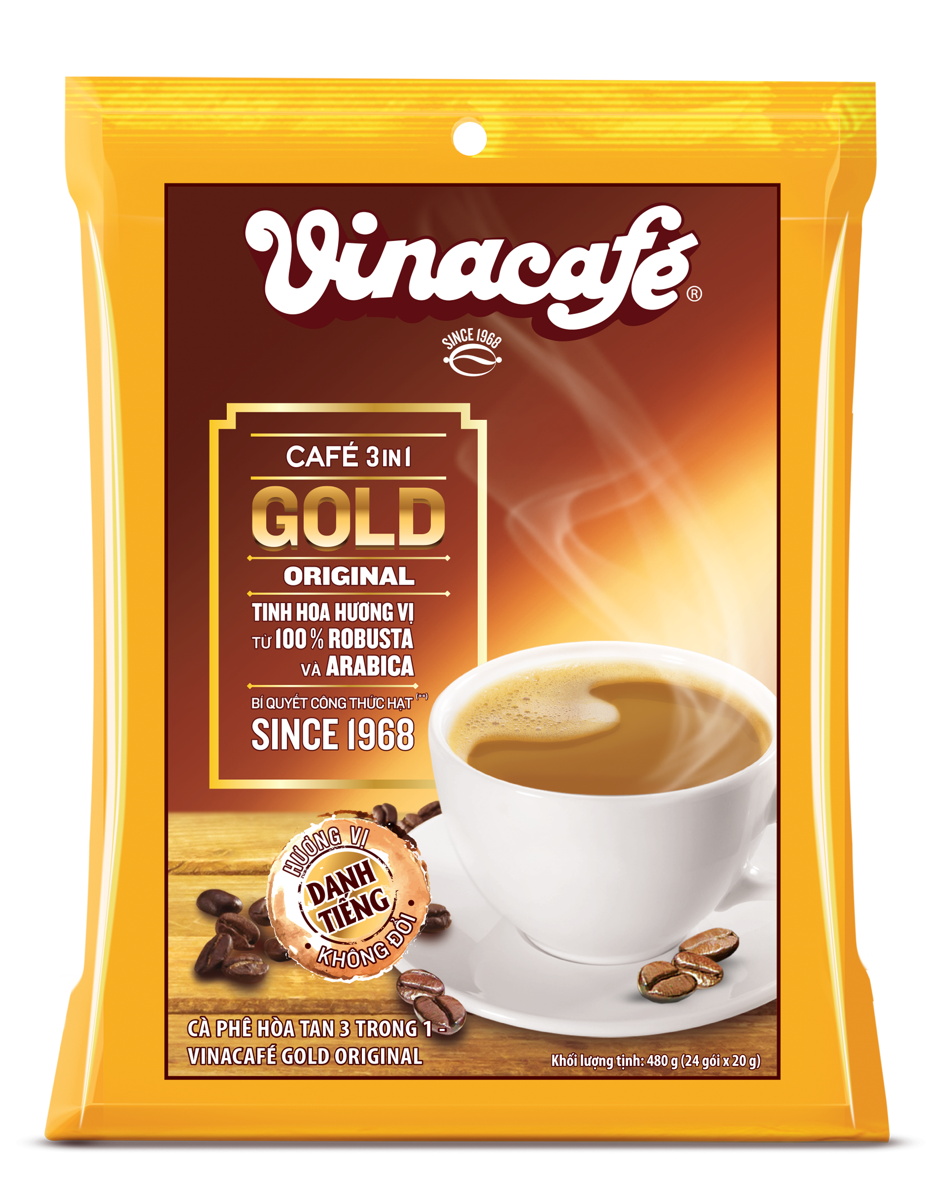 Vinacafé Gold Original 3-in-1 Instant coffee - Masan Consumer