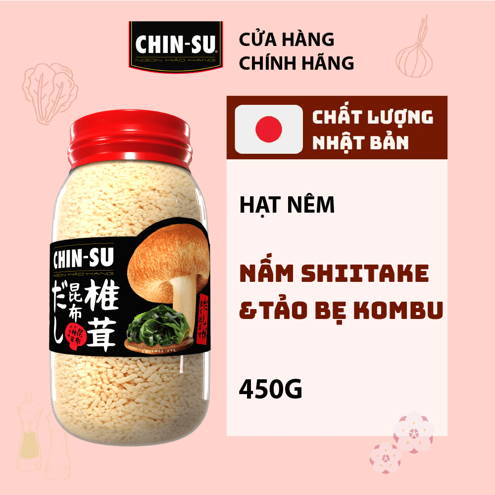 CHIN-SU Shiitake Mushroom & Kombu Algae Granule - Masan Consumer