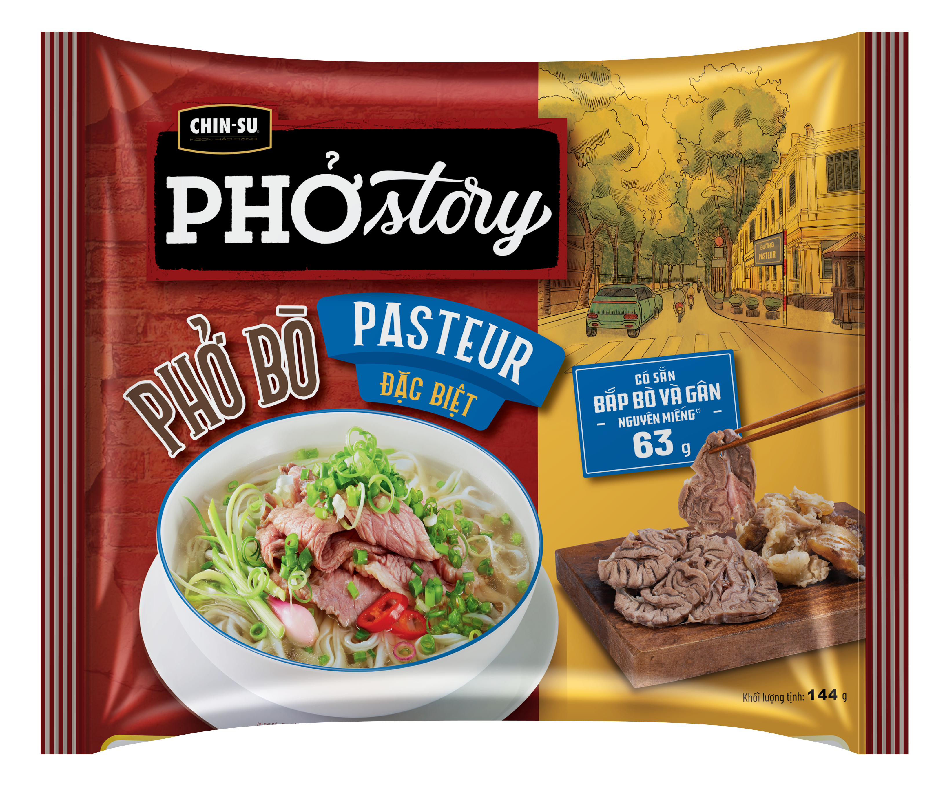 CHIN-SU PHỞ STORY PHỞ THÌN BỜ HỒ GÓI 72G - Masan Consumer