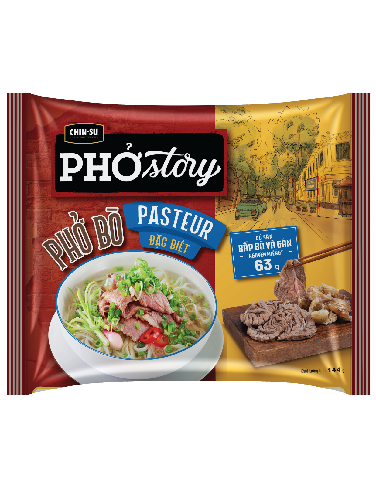 CHIN-SU PHỞ STORY PHỞ THÌN BỜ HỒ GÓI 72G - Masan Consumer