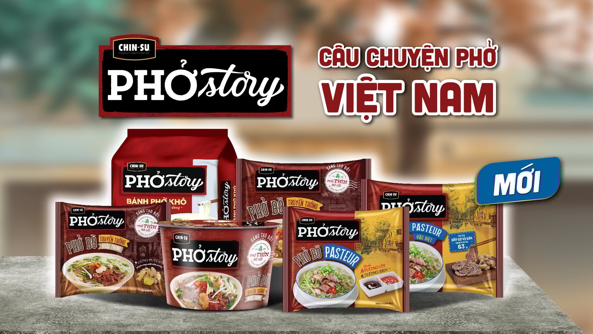 CHIN-SU PHỞ STORY PHỞ PASTEUR GÓI 82G - Masan Consumer