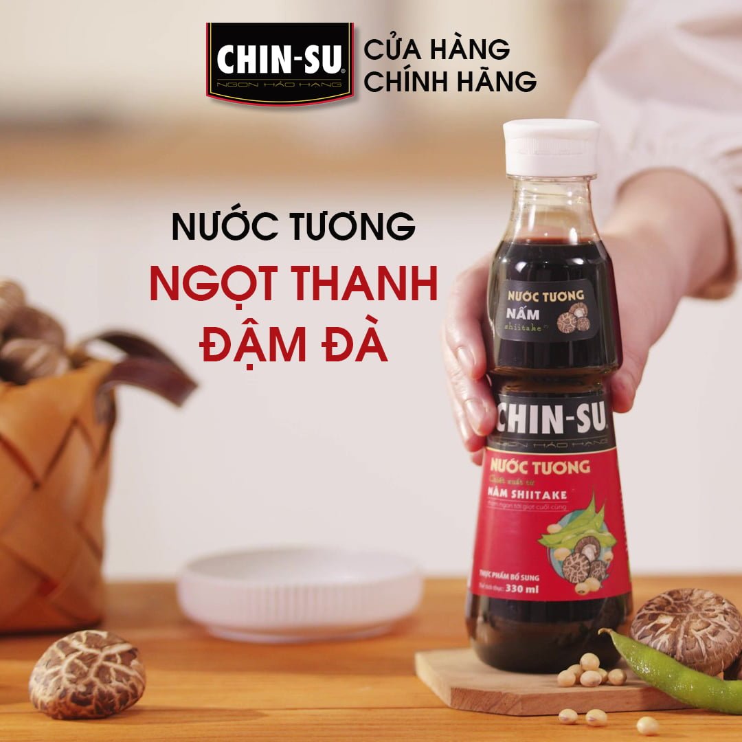 CHIN-SU Soy Sauce Chili Garlic 330ml - Masan Consumer
