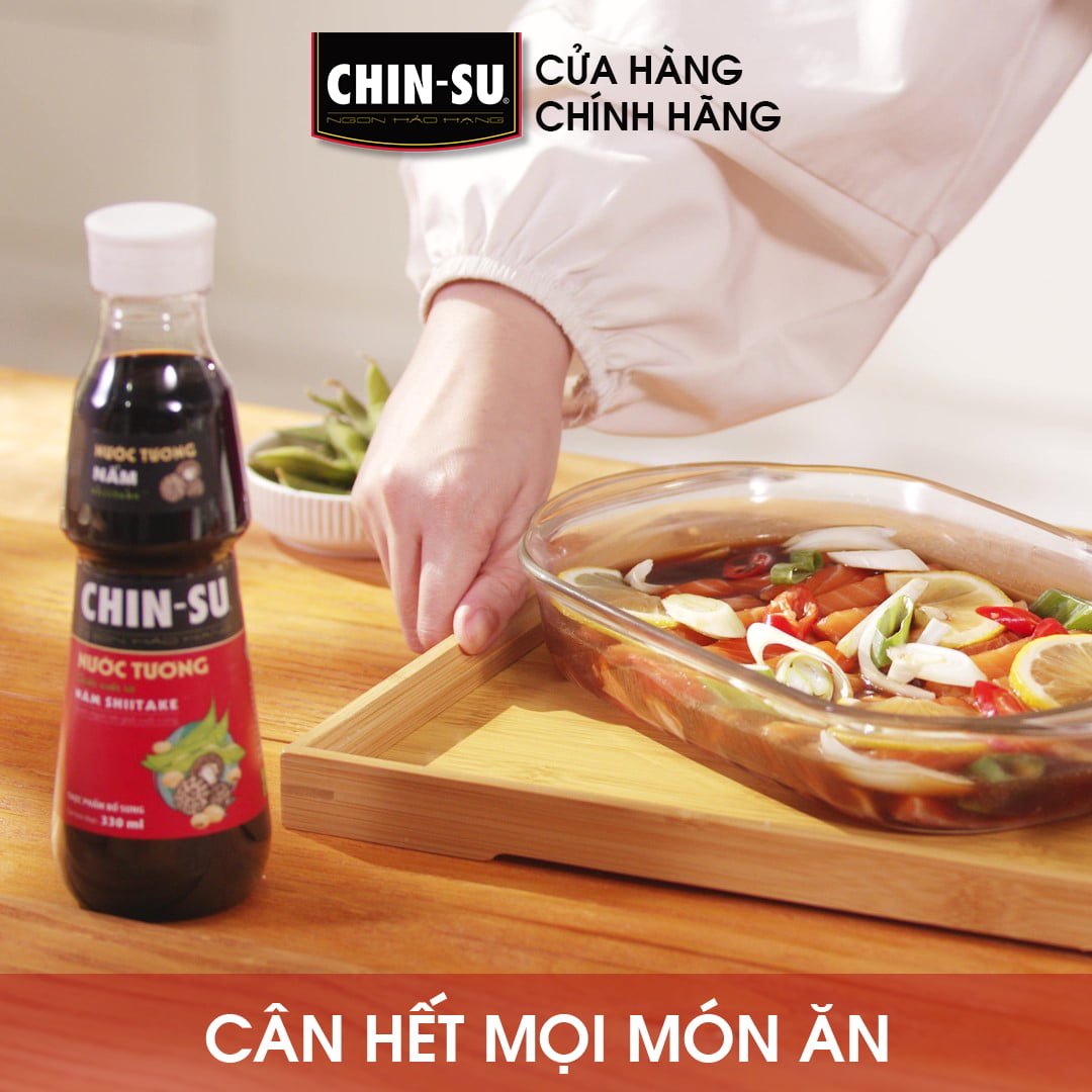 CHIN-SU Soy Sauce Chili Garlic 330ml - Masan Consumer