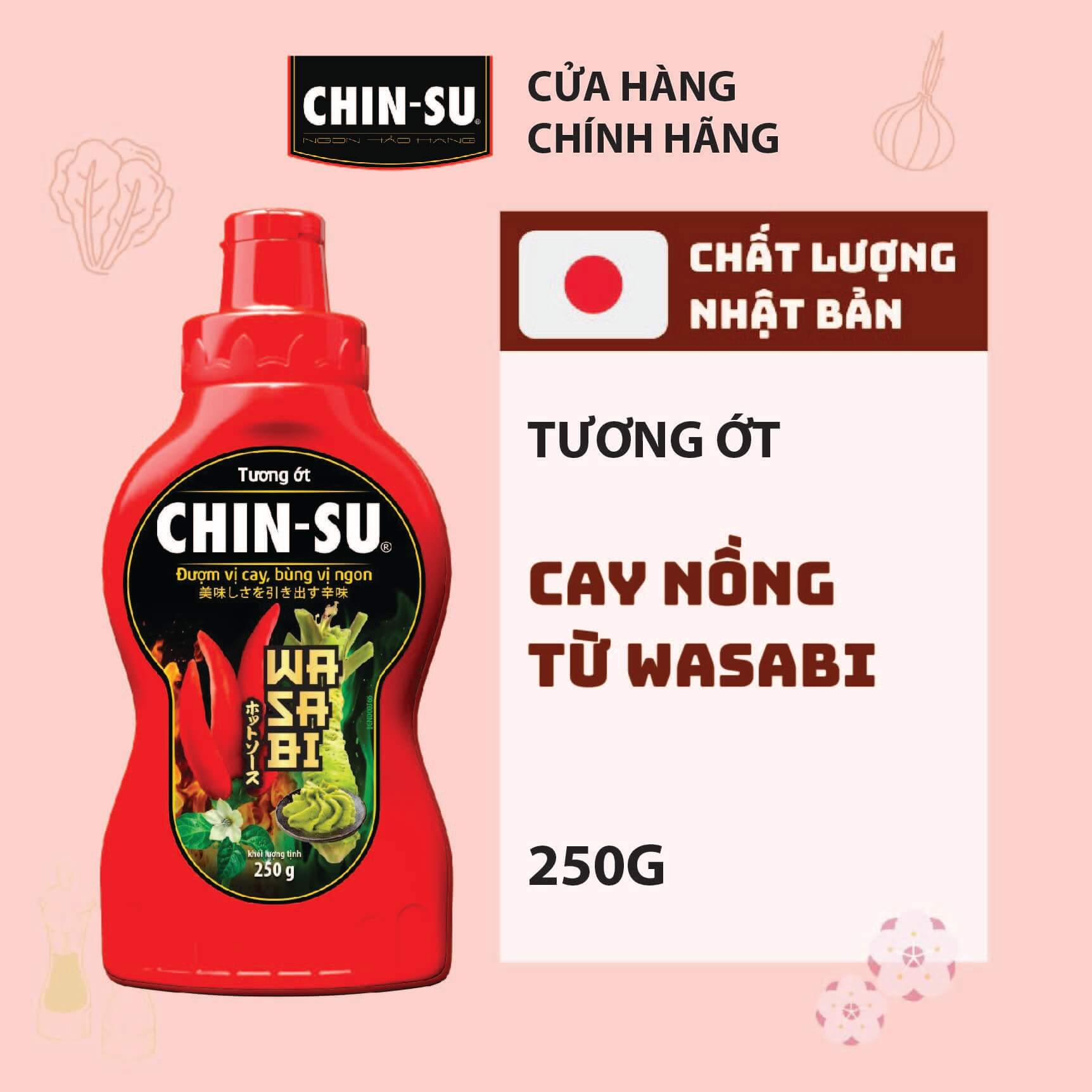 CHIN-SU Wasabi Chili sauce 250g - Masan Consumer