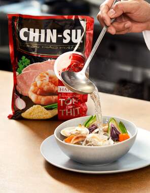 CHIN-SU shrimp and meat Granule 2kg - Masan Consumer