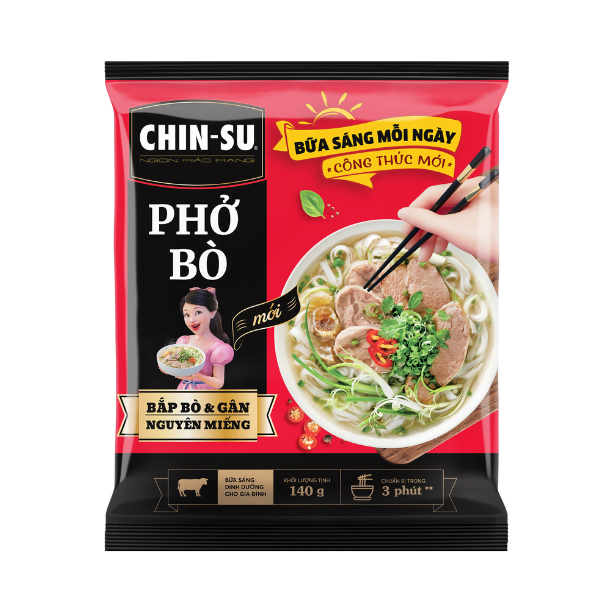 CHIN-SU Beef Noodle soup (with real meat) - Masan Consumer