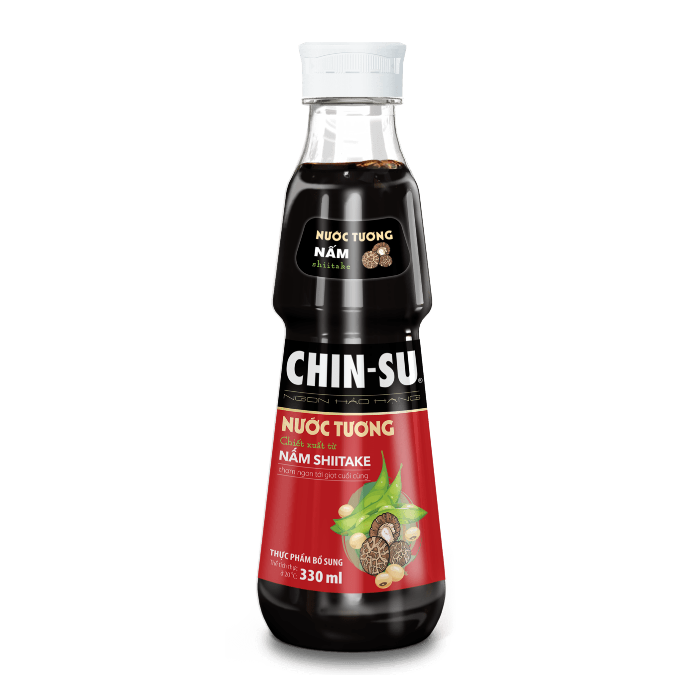 CHIN-SU Shiitake Soy Sauce 330ml - Masan Consumer