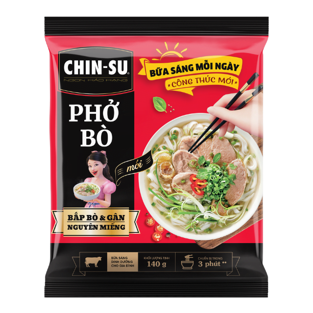 CHIN-SU Beef Noodle soup (with real meat) - Masan Consumer