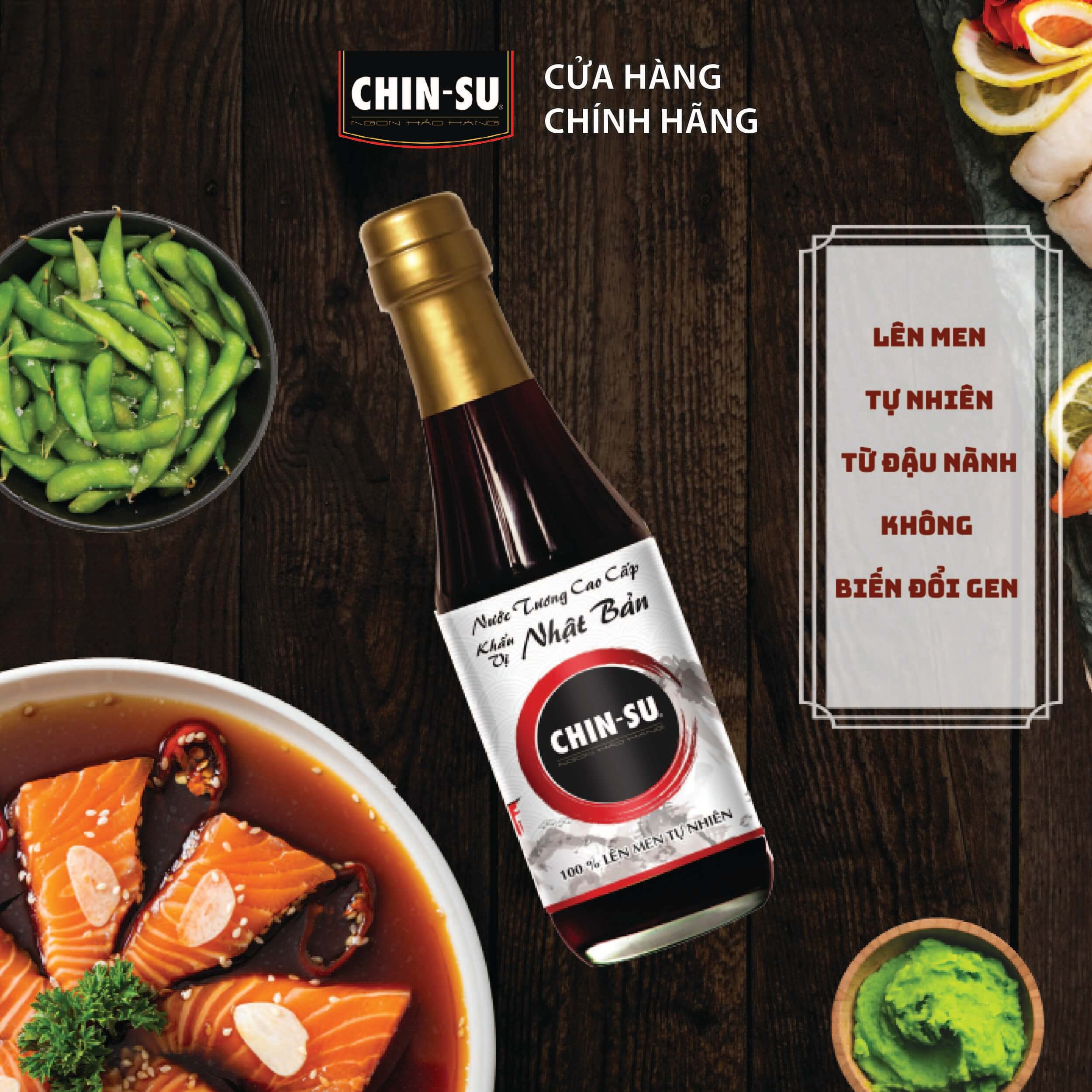 CHIN-SU Premium Fermented Soy Sauce 300ml - Masan Consumer