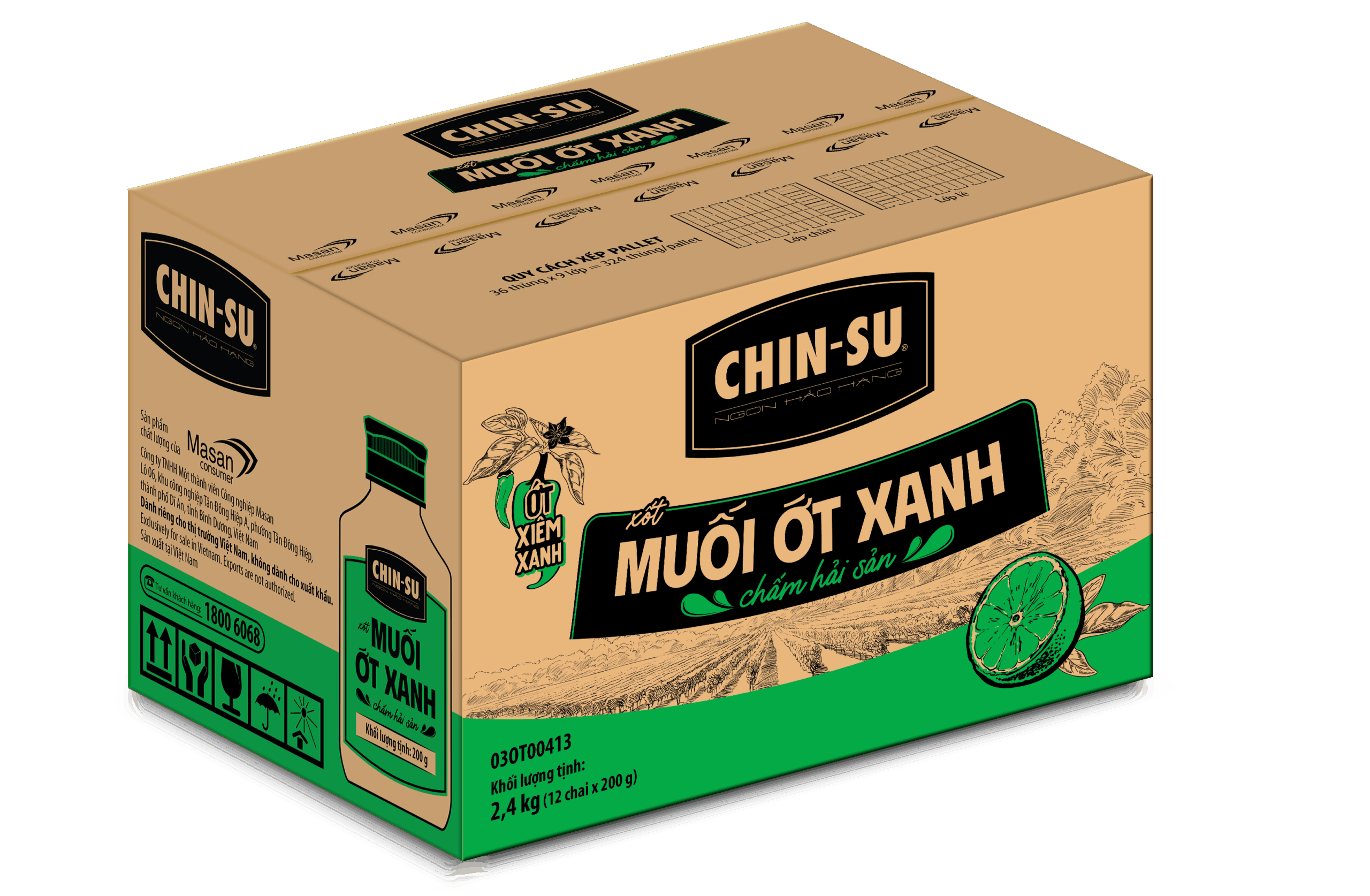 XỐT MUỐI ỚT XANH CHIN-SU GREEN SEAFOOD DIPPING SAUCE