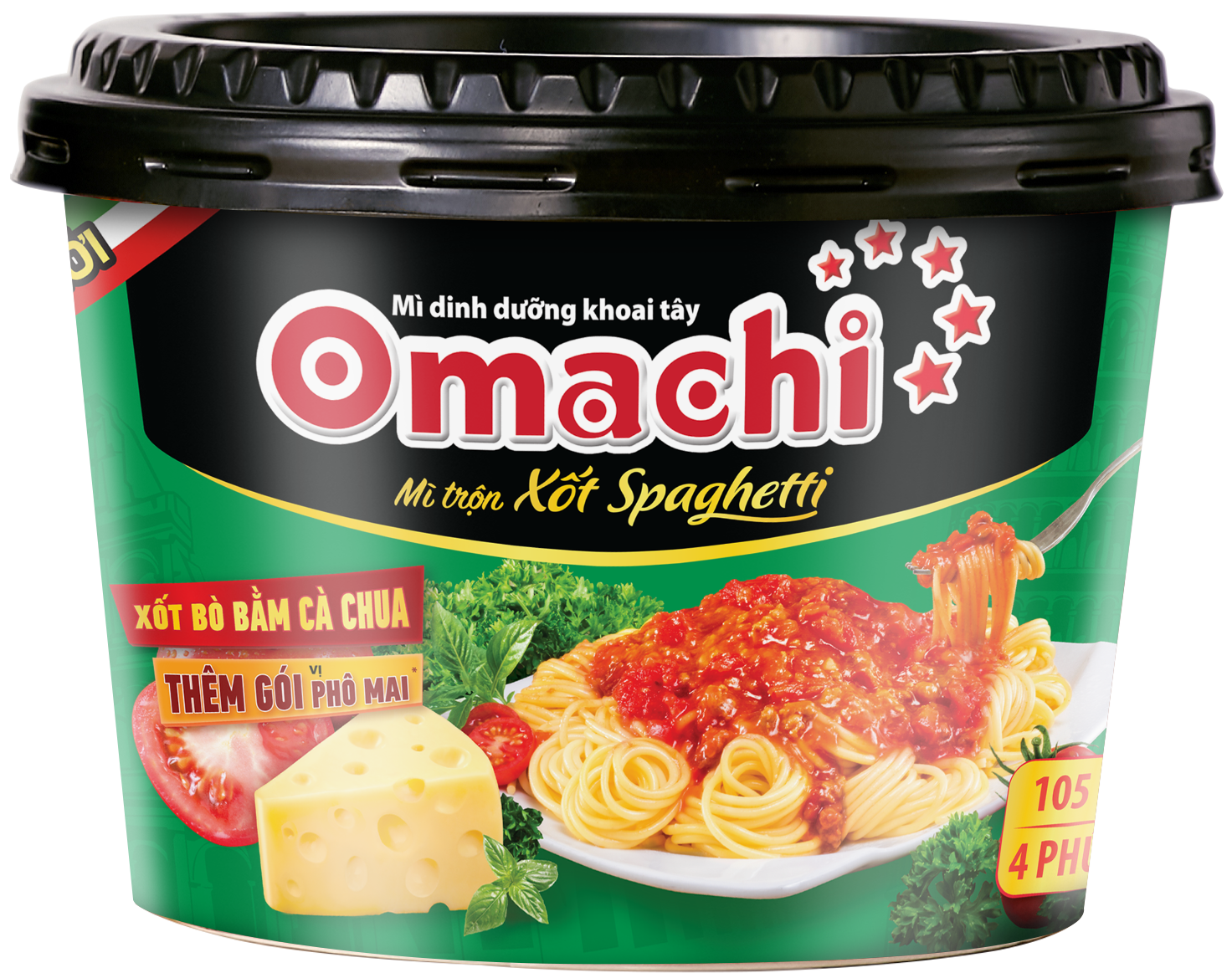 Omachi on-the-go hotpot - Clam, Mushroom & Seaweed - Cup 63gr - Masan Consumer