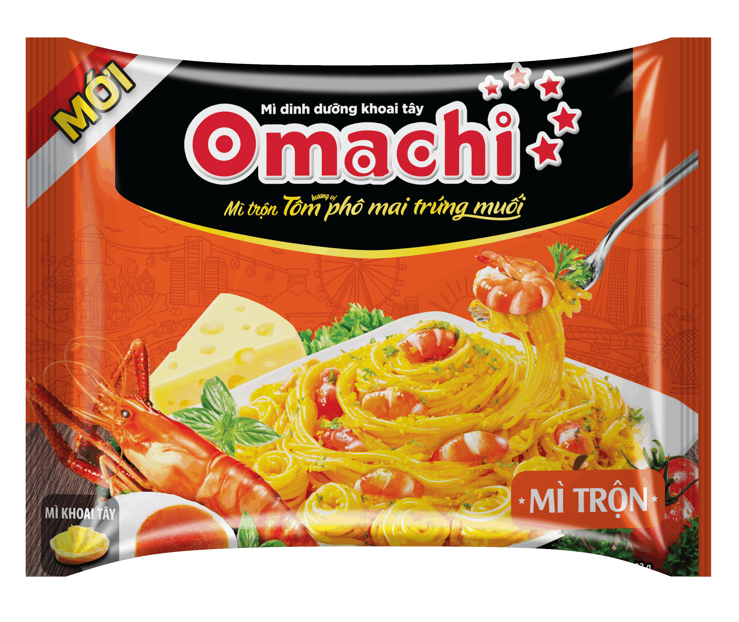 Omachi on-the-go hotpot - Clam, Mushroom & Seaweed - Cup 63gr - Masan Consumer