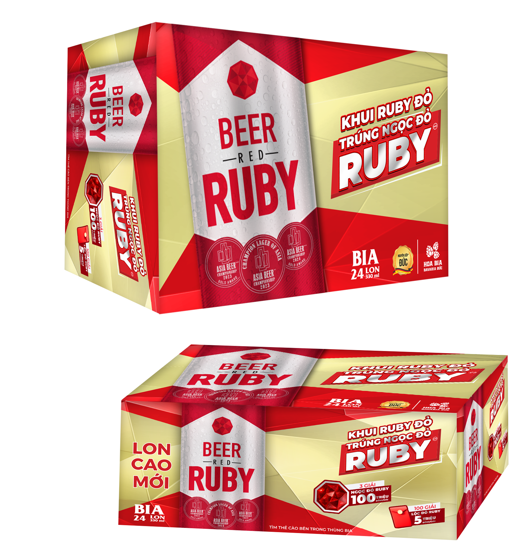 Red Ruby Beer (tall-can) - Masan Consumer