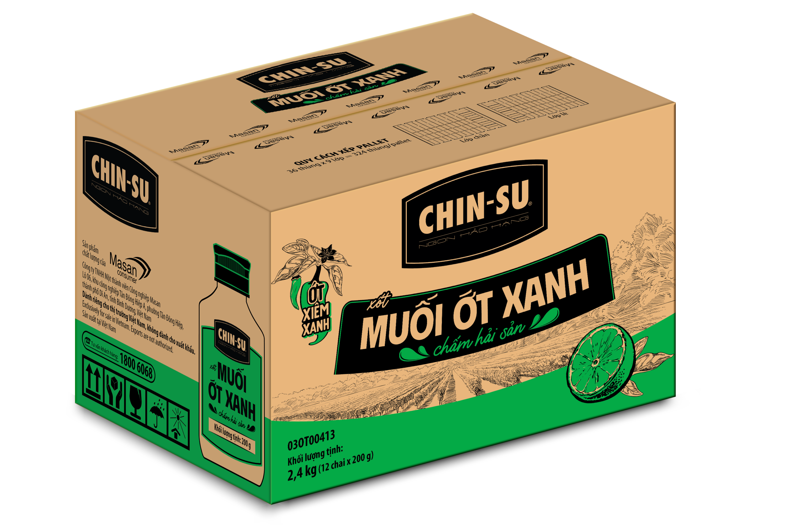 Bộ đôi Xốt Muối Ớt Xanh & Muối Ớt Đỏ CHIN-SU - Masan Consumer