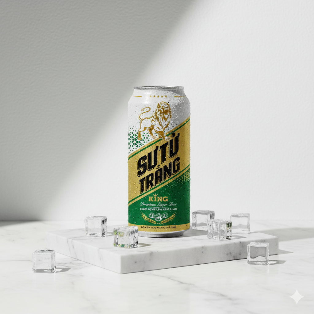 White Lion King Beer - Masan Consumer