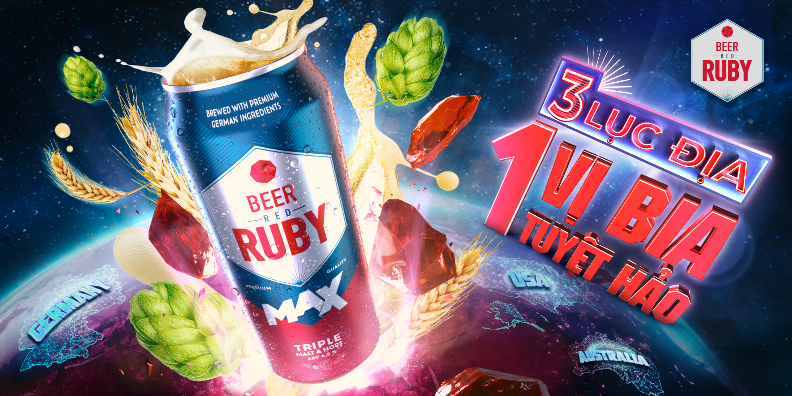 Red Ruby Max Beer - Masan Consumer
