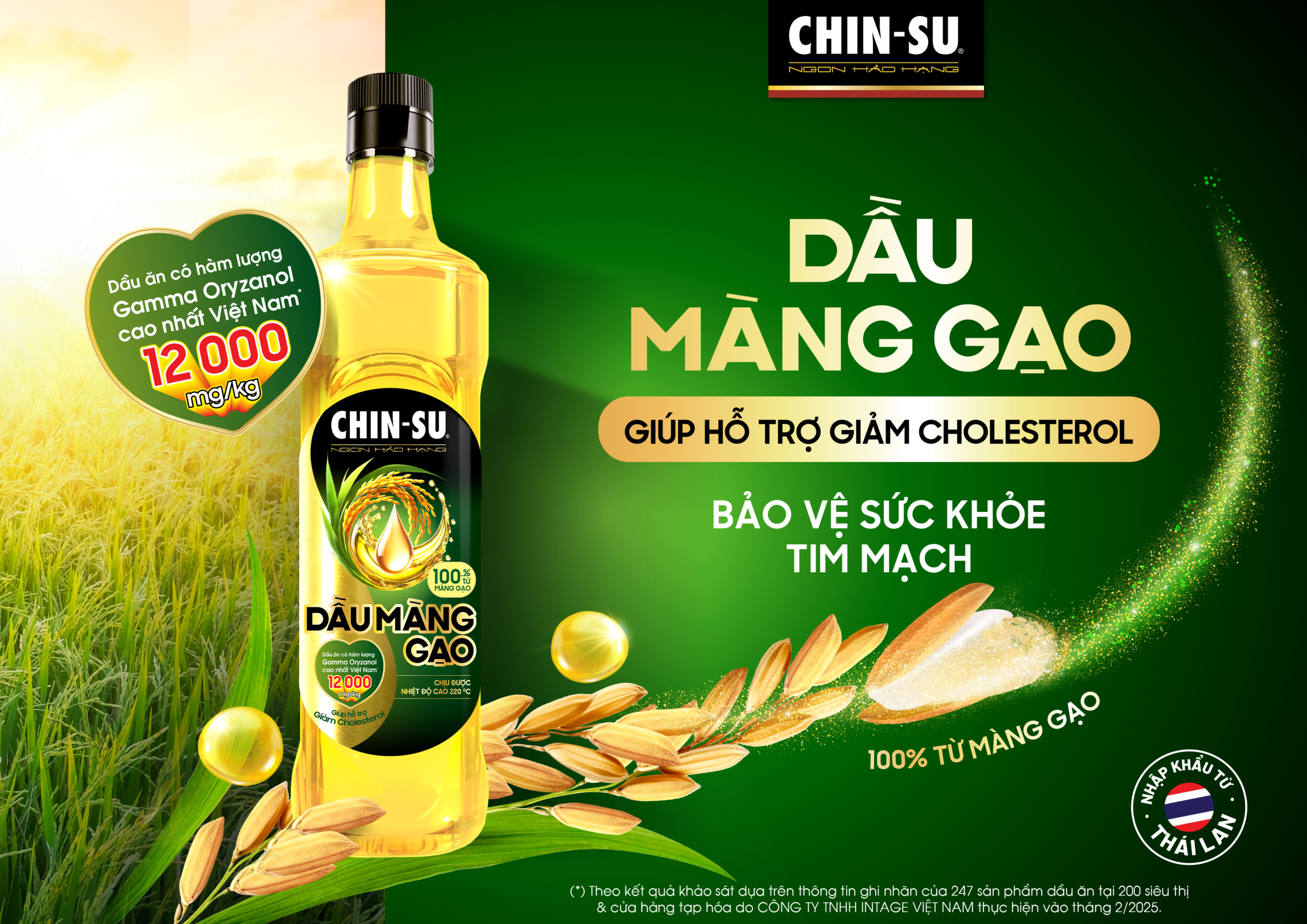 CHIN-SU RICE BRAN OIL - Masan Consumer