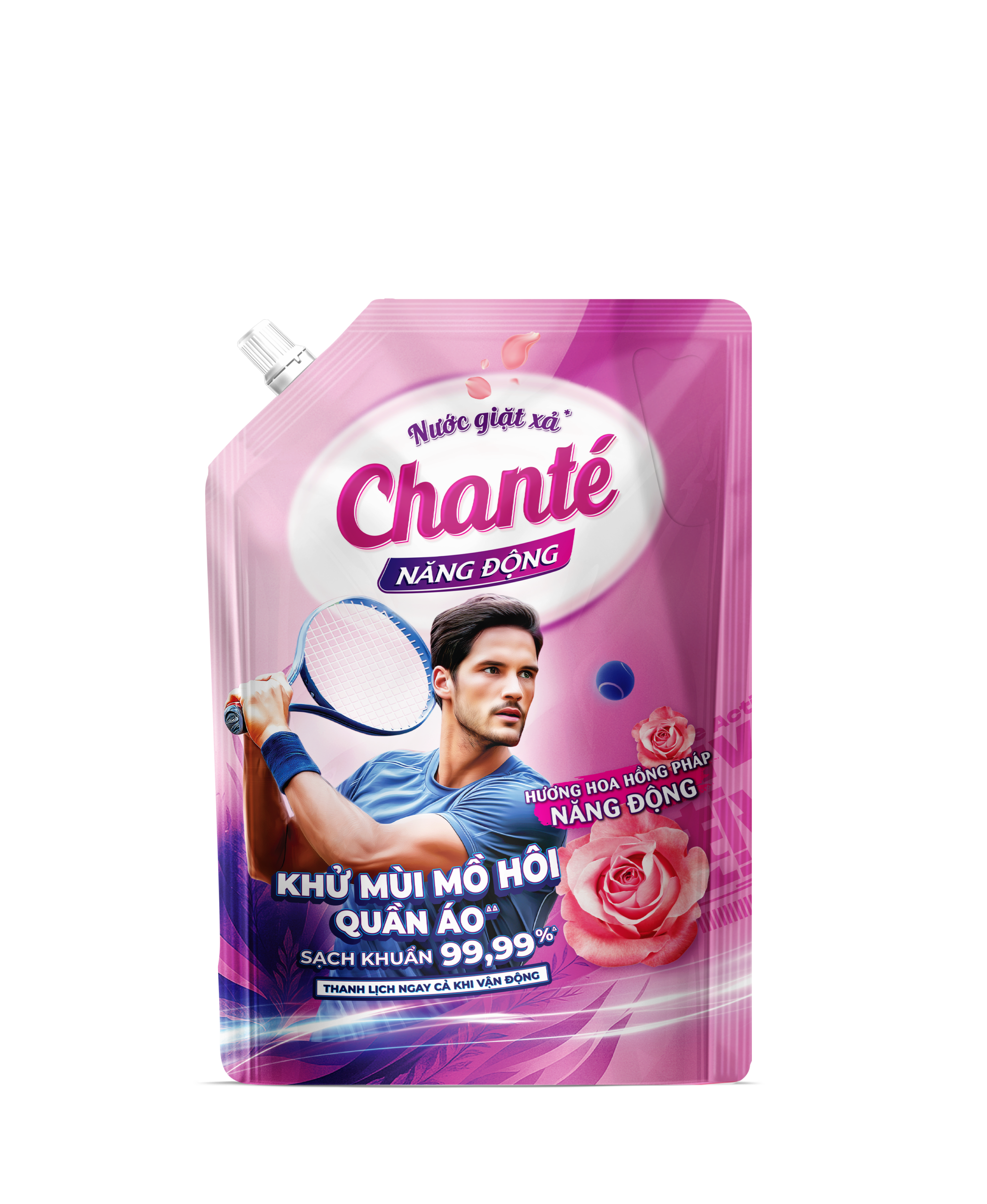 Chanté 8-in-1 Active Laundry Detergent & Softener​ Active French Rose Scent​ - Masan Consumer