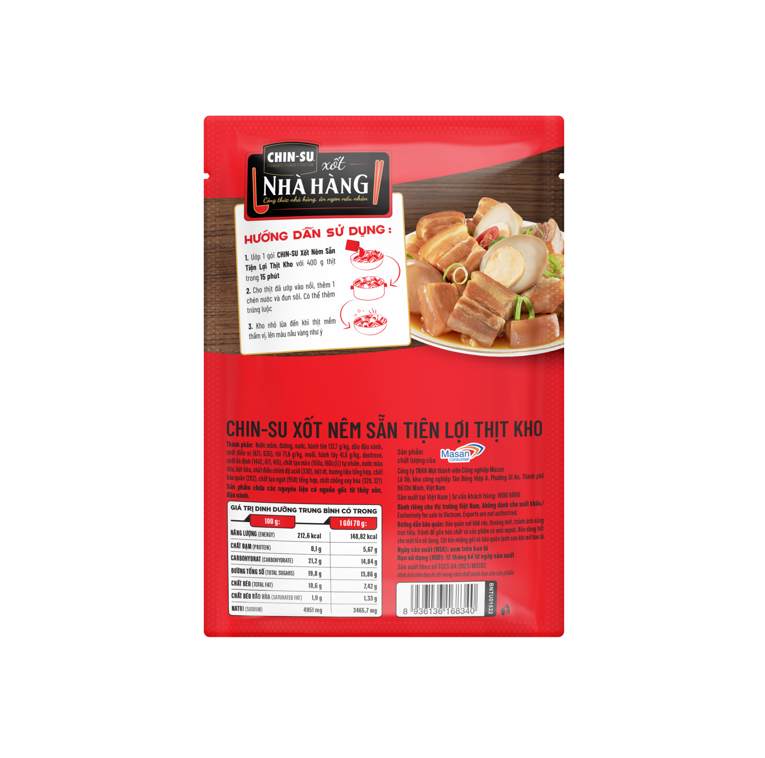 CHIN-SU Xốt Nhà Hàng Thịt kho - Masan Consumer