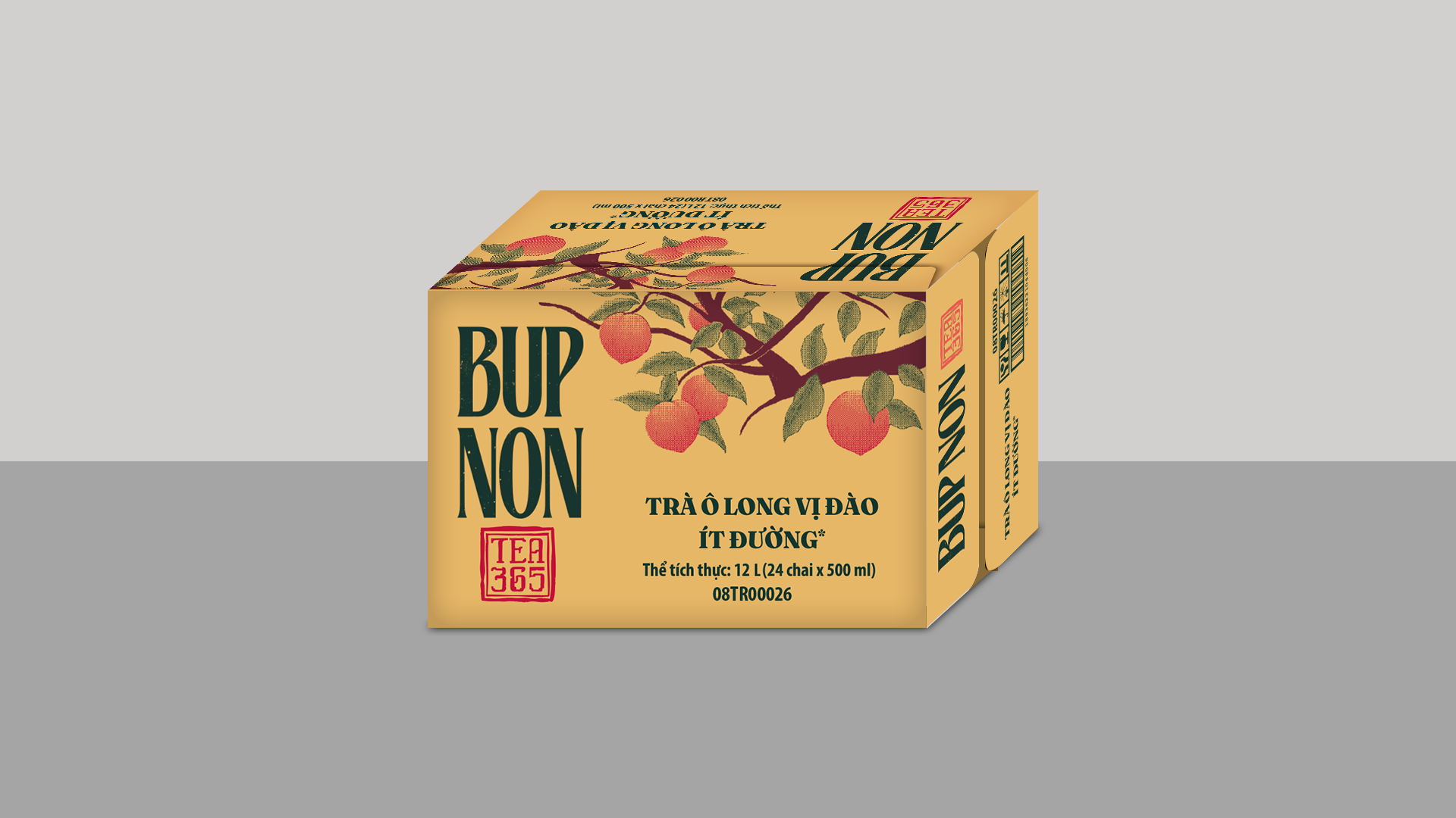 Bupnon Tea 365 Low-Sugar Peach Oolong Tea - Masan Consumer
